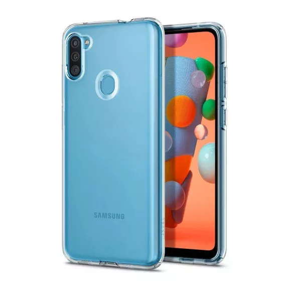Spigen Liquid Crystal Samsung Galaxy A11 tok, Crystal Clear, átlátszó