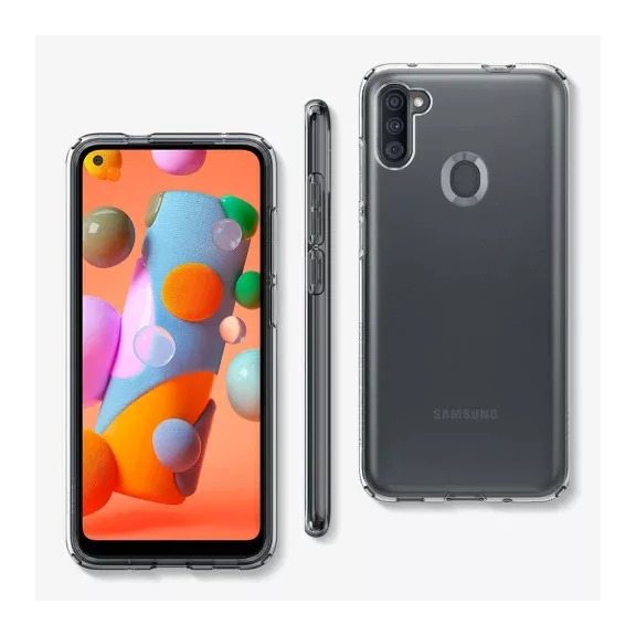 Spigen Liquid Crystal Samsung Galaxy A11 tok, Crystal Clear, átlátszó
