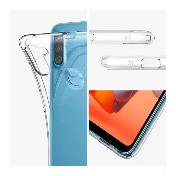 Spigen Liquid Crystal Samsung Galaxy A11 tok, Crystal Clear, átlátszó