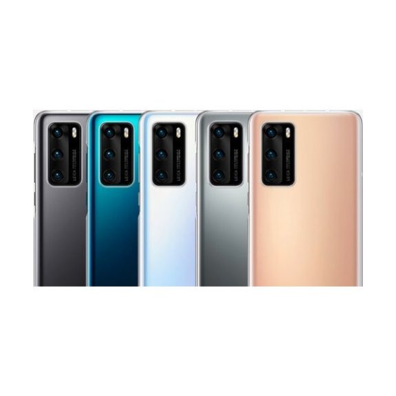 Huawei P40 Protective Cover, gyári tok, átlátszó