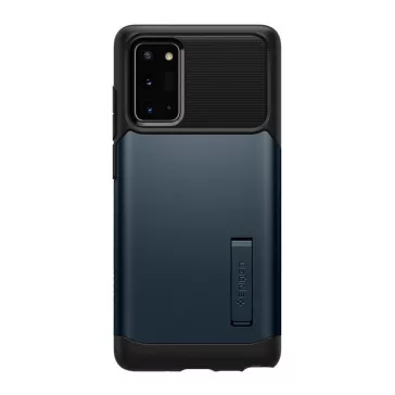   Spigen Slim Armor Samsung Galaxy Note 20 tok, Metal Slate, sötétkék