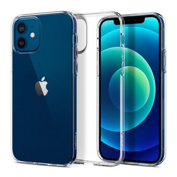 Spigen Liquid Crystal Apple iPhone 12 / 12 Pro tok, Crystal Clear, átlátszó