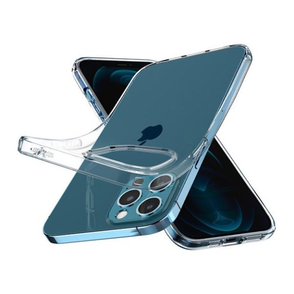 Spigen Liquid Crystal Apple iPhone 12 / 12 Pro tok, Crystal Clear, átlátszó