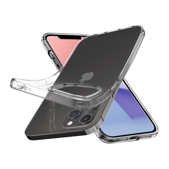Spigen Liquid Crystal Apple iPhone 12 / 12 Pro tok, Crystal Clear, átlátszó