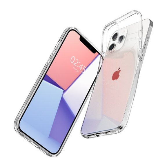 Spigen Liquid Crystal Apple iPhone 12 / 12 Pro tok, Crystal Clear, átlátszó