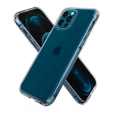   Spigen Ultra Hybrid Apple iPhone 12 / 12 Pro tok, Crystal Clear, átlátszó