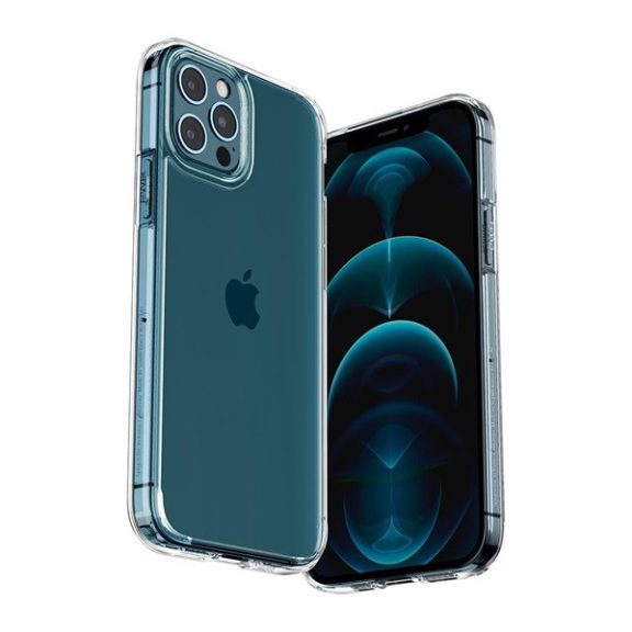 Spigen Ultra Hybrid Apple iPhone 12 / 12 Pro tok, Crystal Clear, átlátszó