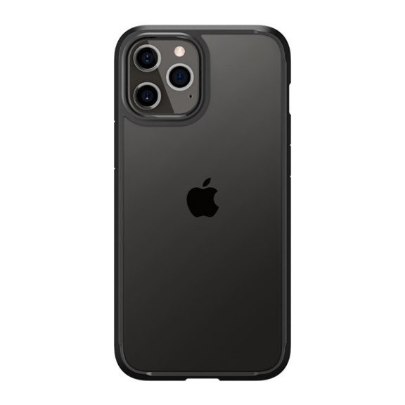 Spigen Ultra Hybrid Apple iPhone 12 / 12 Pro tok, Matte Black, fekete