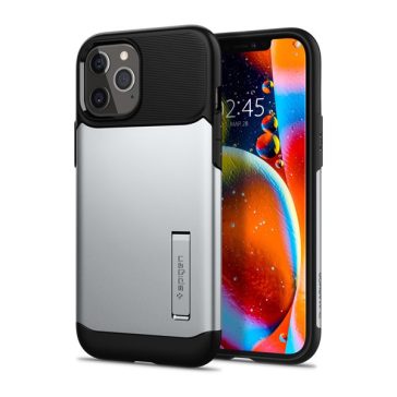   Spigen Slim Armor Apple iPhone 12 Pro Max tok, Satin Silver, ezüst