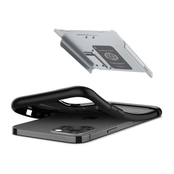 Spigen Slim Armor Apple iPhone 12 Pro Max tok, Satin Silver, ezüst