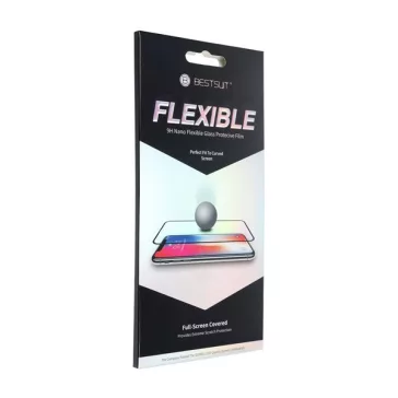   Apple iPhone 12 mini, 5D Full Glue Nano teljes kijelzős üvegfólia, fekete