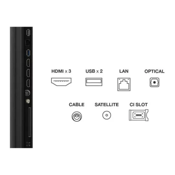 TCL 50C6KS QD-Mini LED 60Hz Google Smart Televízió