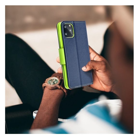 Fancy Xiaomi Redmi 9A flip tok, kék-lime
