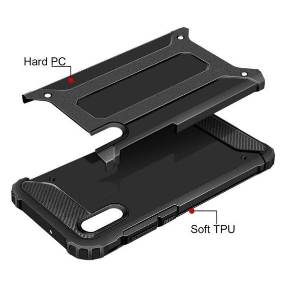 Forcell Armor hátlap tok Xiaomi Redmi 9A, fekete