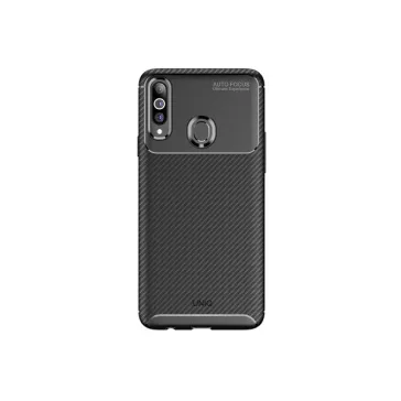 Uniq Hexa Samsung Galaxy A20S, szilikon tok, fekete