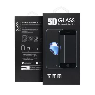   Xiaomi Redmi Note 9 5G Full Glue hajlított tempered glass kijelzővédő üvegfólia, fekete