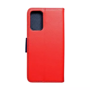 Fancy Samsung A725 Galaxy A72 flip tok, piros-kék