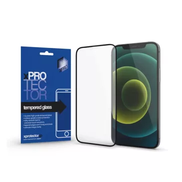   Apple iPhone 12 Pro Max Xprotector Tempered Glass Full Size 3D kijelzővédő üvegfólia, fekete