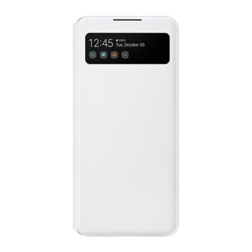   Samsung Galaxy A42 LED View Cover, gyári flip tok, fehér, EF-EA426PWE
