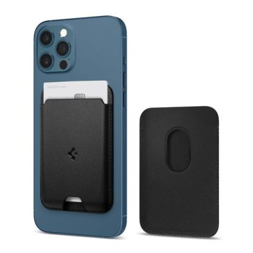 Spigen Valentinus Apple iPhone Magsafe kártyatartó, fekete