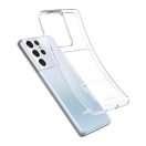 Spigen Crystal Slot Samsung Galaxay S21 Ultra tok kártyatartóval, Crystal Clear, átlátszó