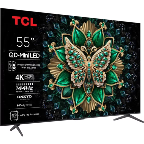 TCL 55C6K 4K UHD Smart QD-Mini LED Televízió