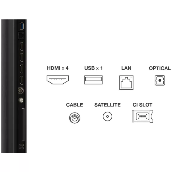 TCL 55C6K 4K UHD Smart QD-Mini LED Televízió