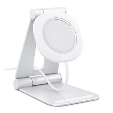 Spigen MagFit MagSafe töltőpad tartó állvány, fehér