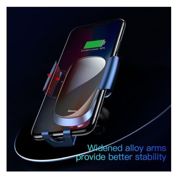 Baseus Gravity univerzális autós tartó, szellőzőrácsba, fekete