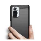 Forcell Carbon hátlap tok Xiaomi Redmi Note 10 5G , fekete