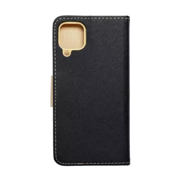 Fancy Samsung Galaxy A22 LTE flip tok, fekete-arany