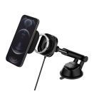 Spigen OneTap Pro ITS35W mágneses Magsafe autós tartó vezeték nélküli wireless gyorstöltővel, műszerfalra