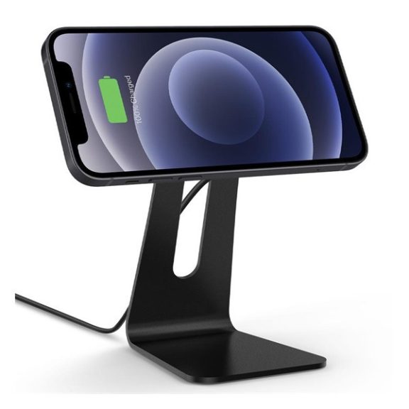 Spigen OneTap S310W Magsafe vezetéknélküli wireless töltő állvány, fekete