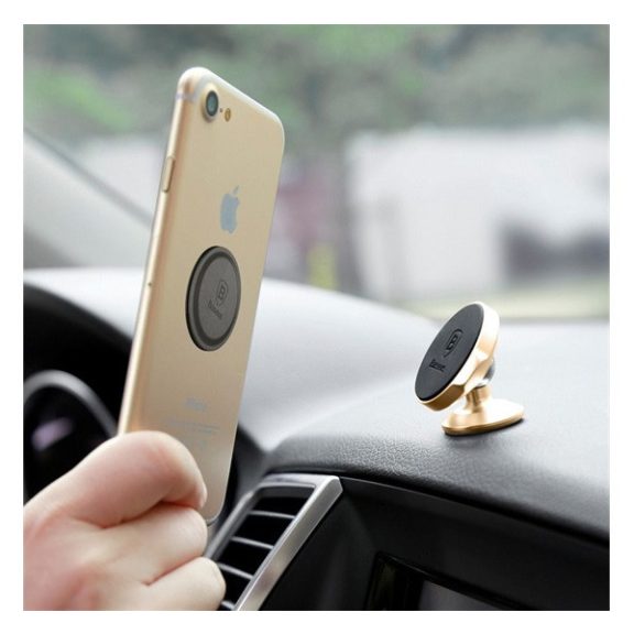 Baseus Suit lapmágnes mágneses autós tartóhoz, ezüst