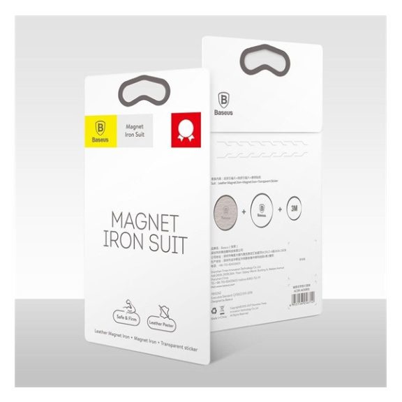 Baseus Suit lapmágnes mágneses autós tartóhoz, ezüst