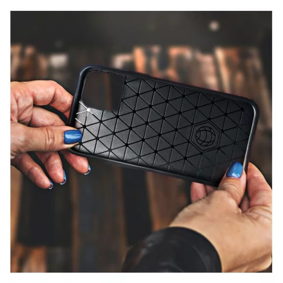 Forcell Carbon hátlap tok Samsung Galaxy A32 LTE, fekete