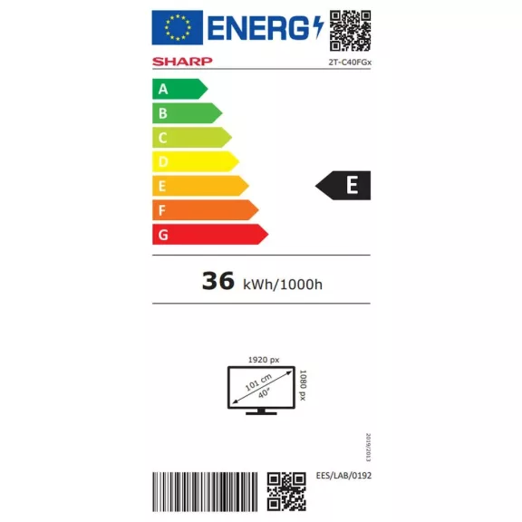 SHARP 40FH2EA FULL HD Android LED LCD Televízió