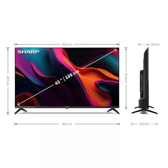 SHARP 43GL4260E UHD 4K Smart Google Televízió