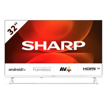 SHARP 32FH2EW HD Ready Android LCD Smart Televízió, fehér