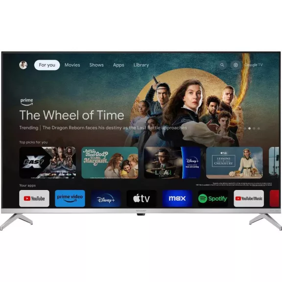 SHARP 43GP6265E UHD 4K QLED Google Televízió