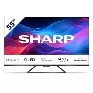   SHARP 55GR8265E UHD 4K 144Hz QLED Google Televízió harman/kardon hangszórókkal