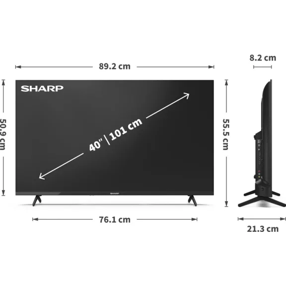 SHARP 40HA1205E Full HD LED LCD Televízió
