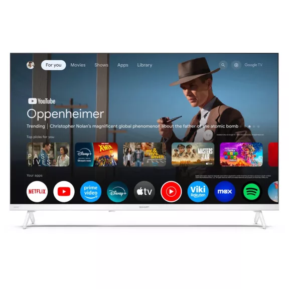 SHARP 32HF2265EW HD Ready LED LCD Google Televízió, fehér