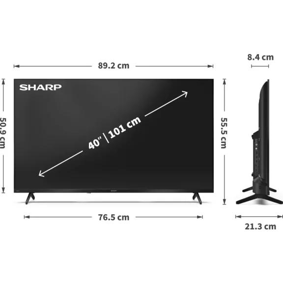 SHARP 40HF2265E Full HD LED LCD Google Televízió