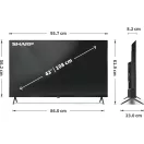 SHARP 43HP5265E Ultra HD 4K QLED Google Televízió