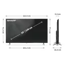 SHARP 55HP5265E Ultra HD 4K QLED Google Televízió