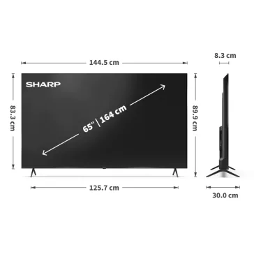 SHARP 65HP5265E Ultra HD 4K QLED Google Televízió