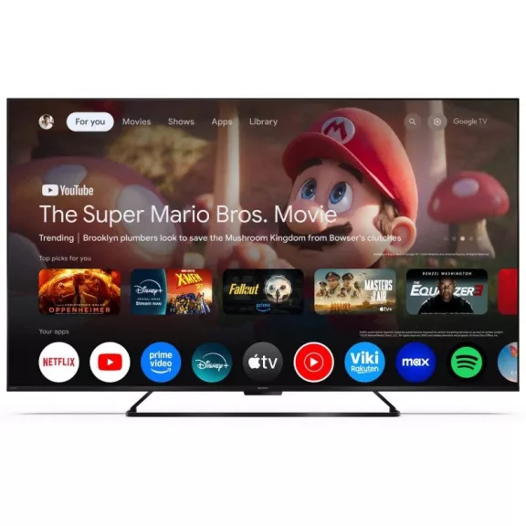 SHARP 43HR7265E UHD 4K 144Hz QLED Google Televízió