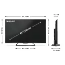 SHARP 43HR7265E UHD 4K 144Hz QLED Google Televízió