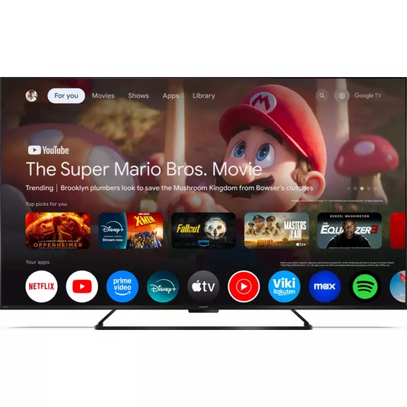 SHARP 50HR7265E UHD 4k 144Hz QLED LCD Google Televízió